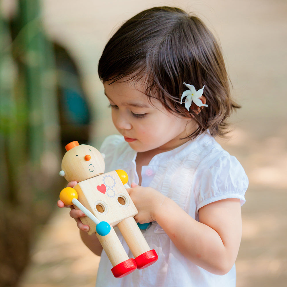 Kid Engaging with Build-a-Robot