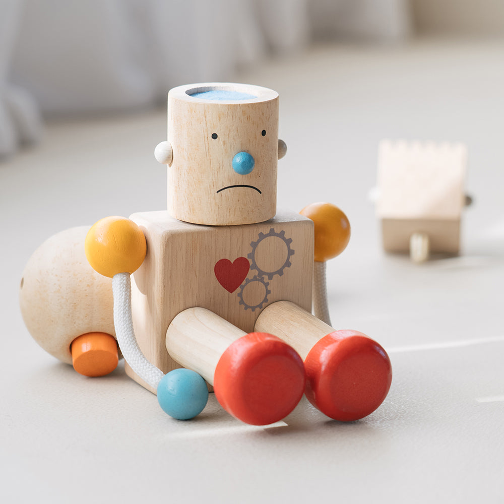 Build-a-Robot with Sad Emotion Face