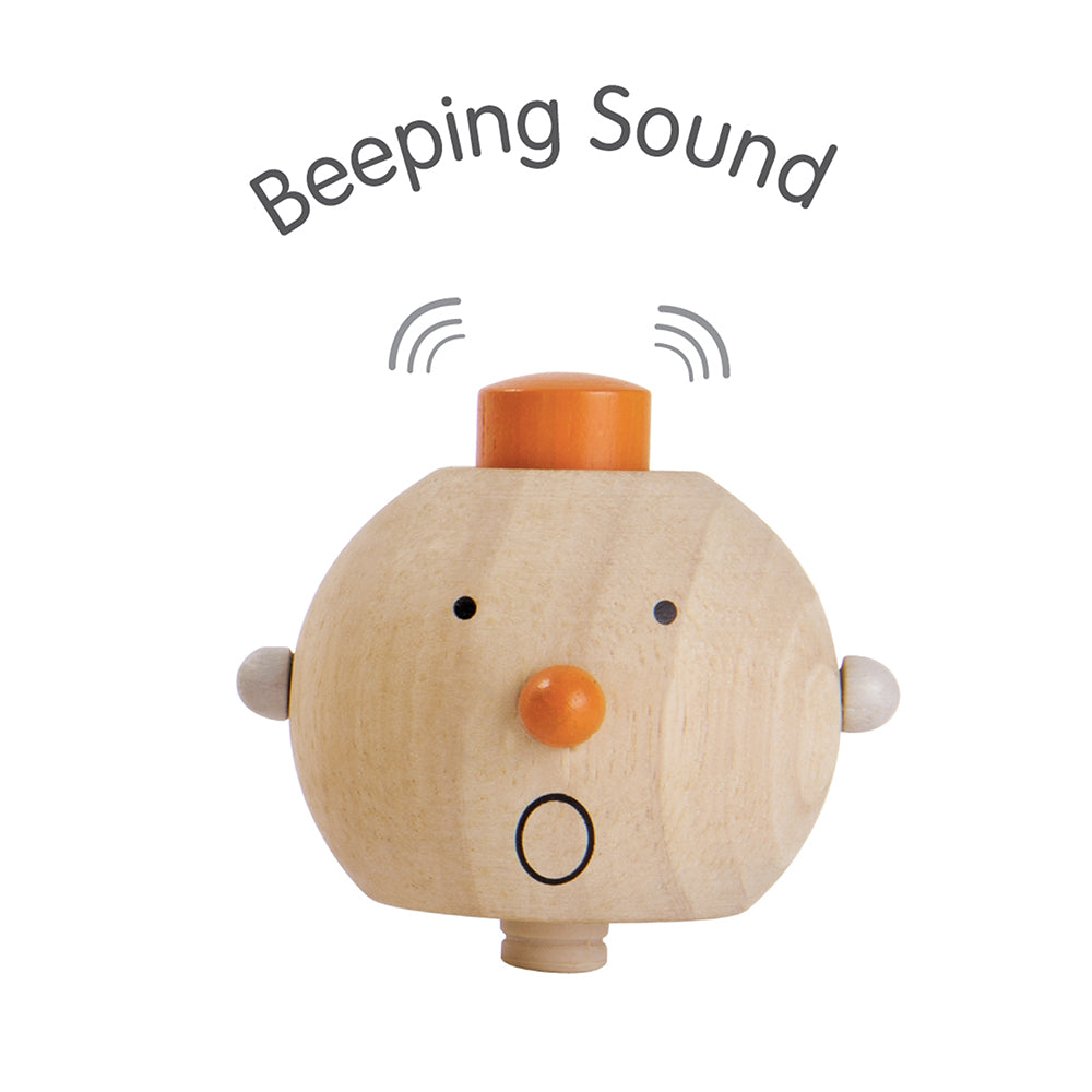 Close-up of Surprise Face with Beeping Sound