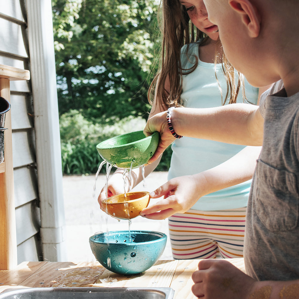 Water Exploration with Fountain Bowls