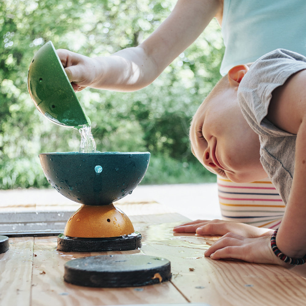 Water Experimenting with Fountain Bowls