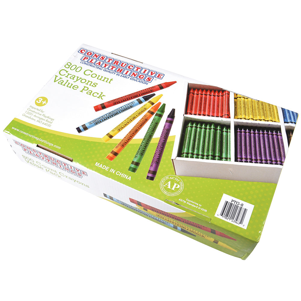 Constructive Playthings® Crayon Value Pack Packaging