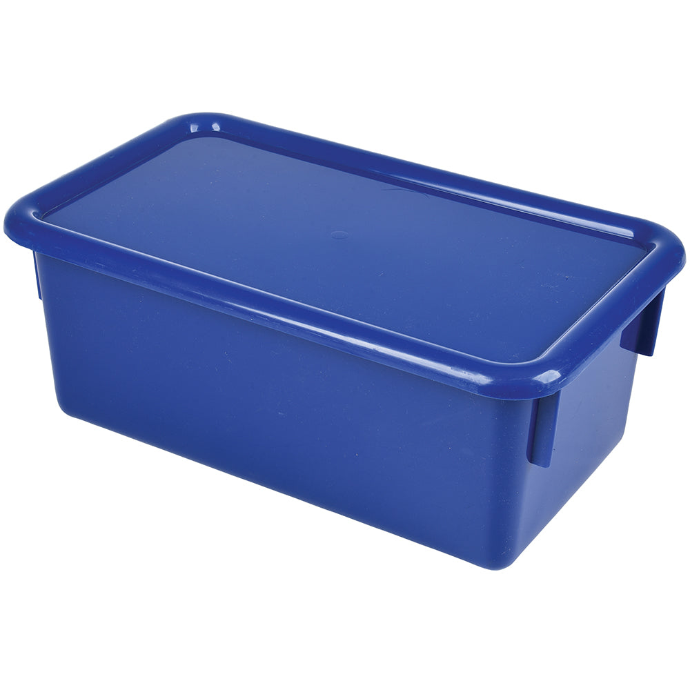 Stowaway Totes with Lids - Blue