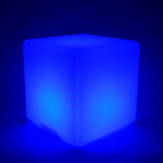 Blue LED Light Cube