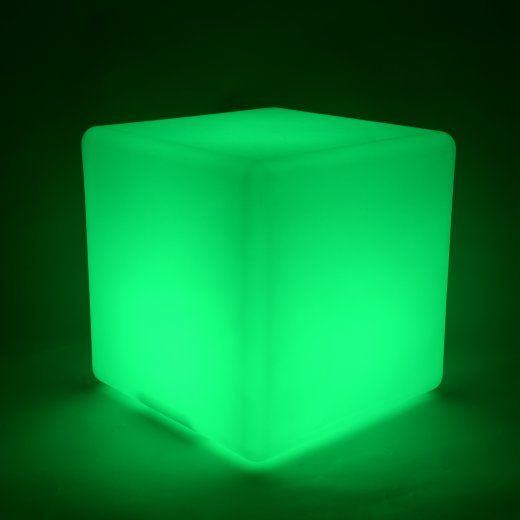 Bright Green LED Light Cube