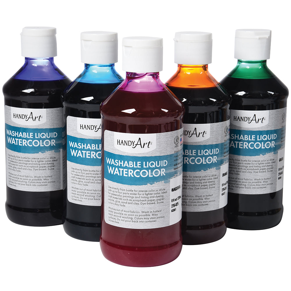 Liquid Water Color Paint Set of 10 Colors