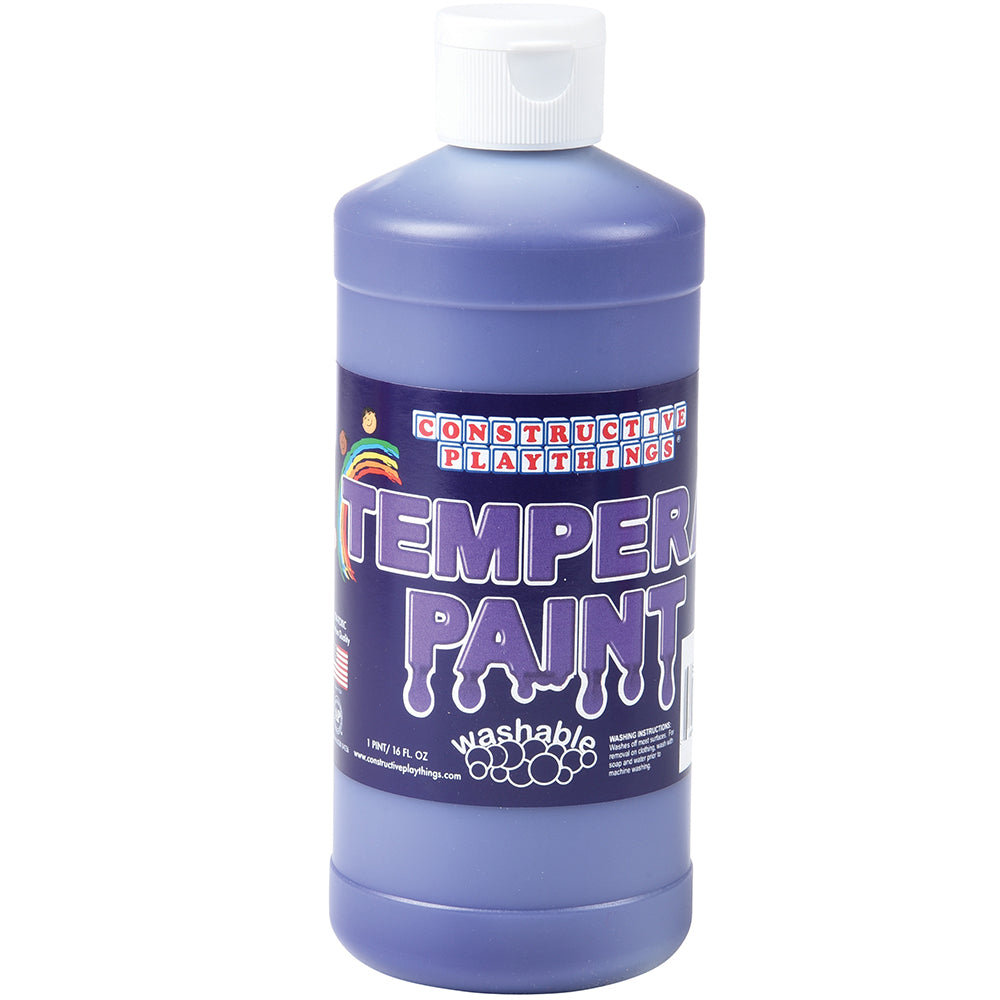 Constructive Playthings® Purple Washable Tempera Paint - Pint