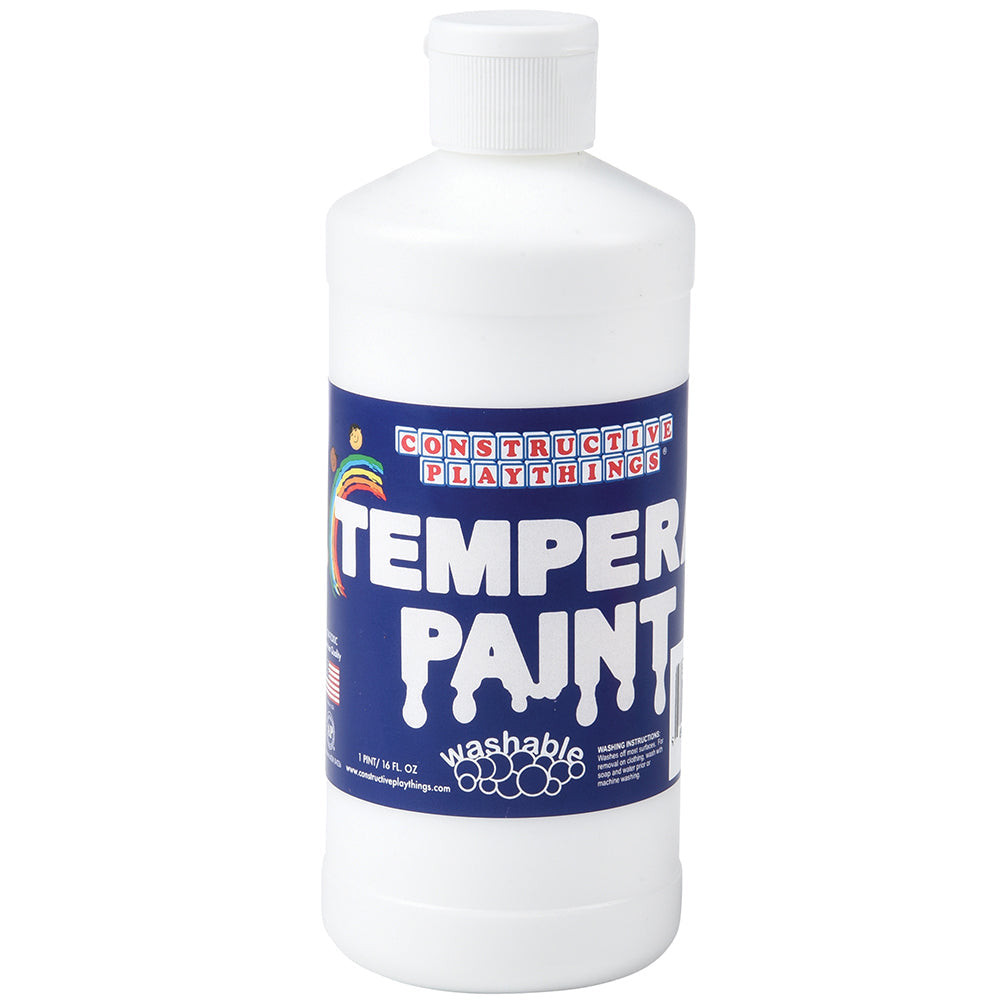 Constructive Playthings® White Washable Tempera Paint - Pint