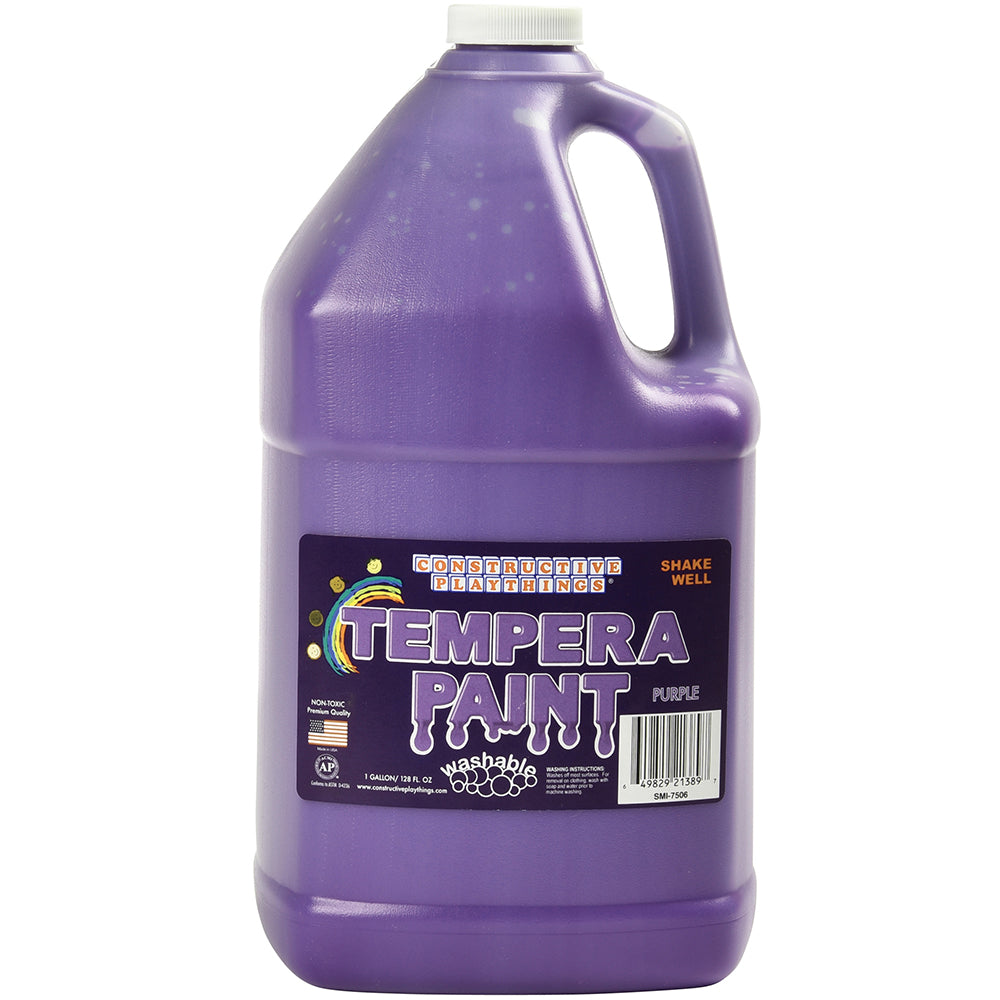 Constructive Playthings® Washable Purple Tempera Paint -Gallon