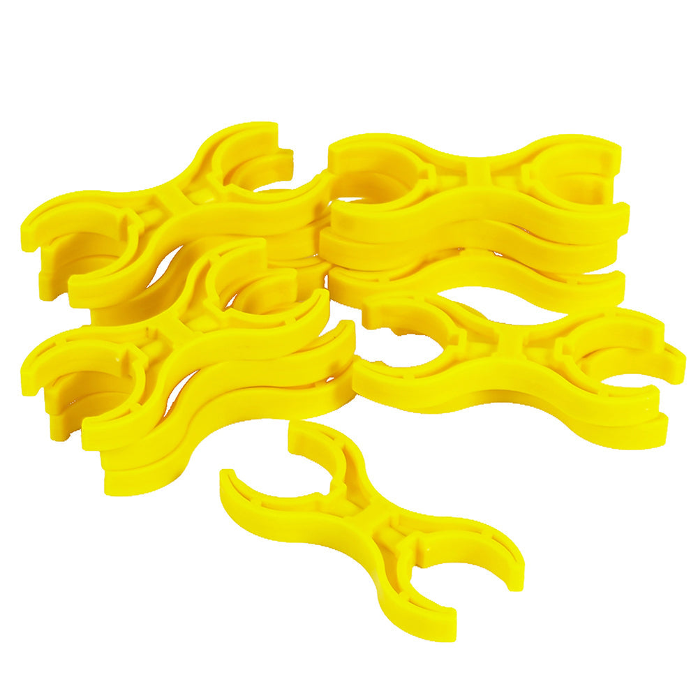 Yellow Double Claws for Play Panels / Set of 12