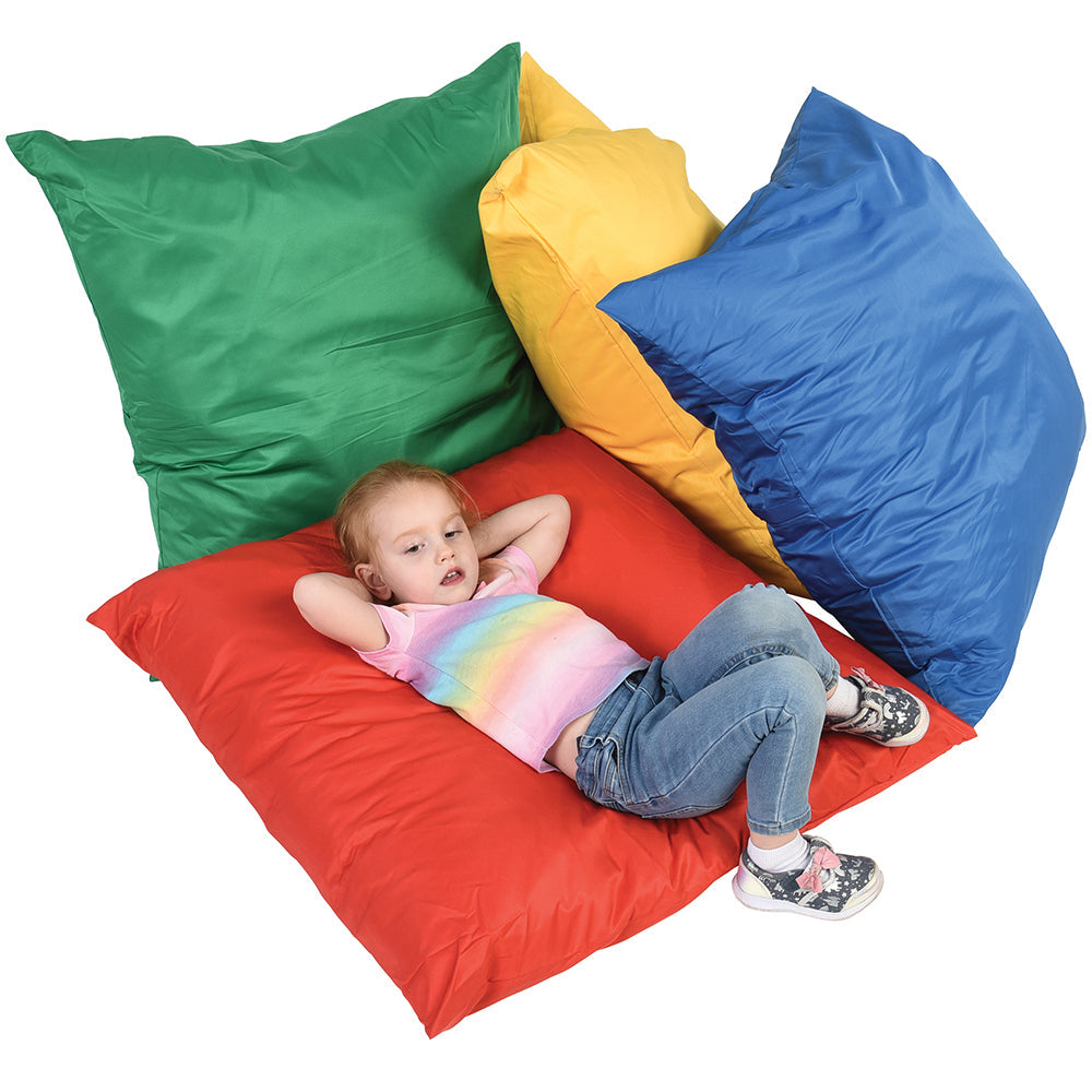 Lounging On Giant Cuddle-Up Pillows
