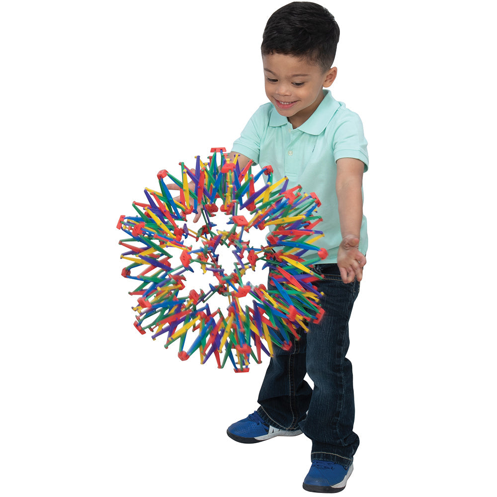 Original Rainbow Hoberman Sphere | Expanding Sensory Ball