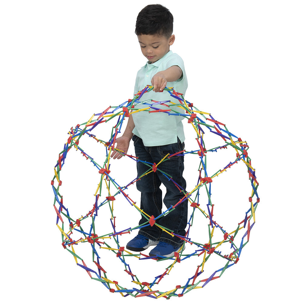 Original Rainbow Hoberman Sphere | Expanding Sensory Ball