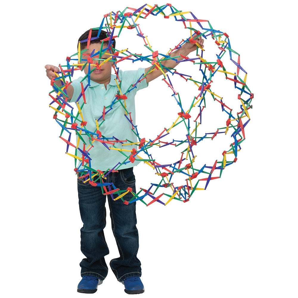 Original Rainbow Hoberman Sphere | Expanding Sensory Ball