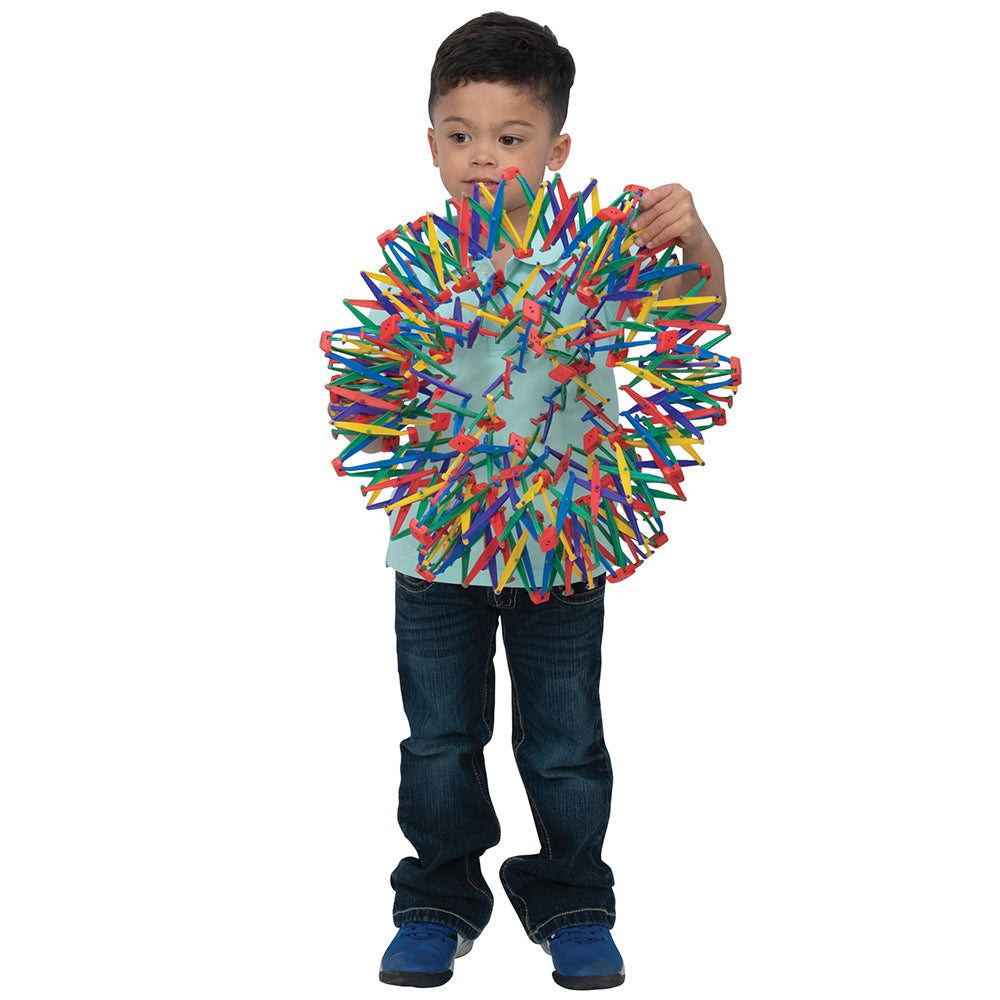 Original Rainbow Hoberman Sphere | Expanding Sensory Ball
