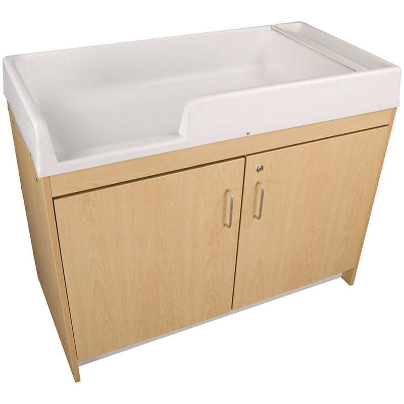 Changing Table & Cabinet-Maple