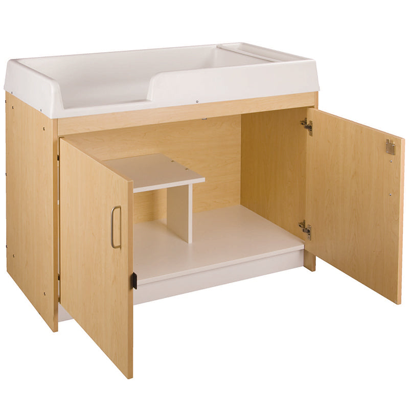 Changing Table & Cabinet-Maple