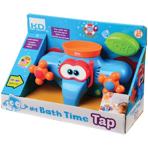 My Bath Time Tap | Multilingual Bath Toy for Learning Numbers, Letters & Music | Ages 12M+