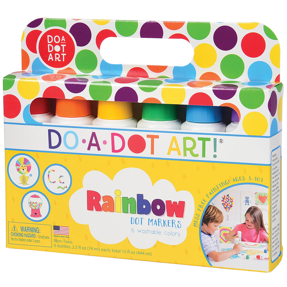 Rainbow Do-A-Dot Markers - 6 Pack