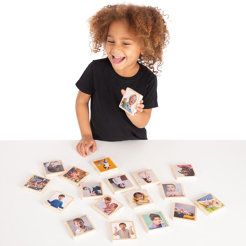 My Emotions Wooden Tiles