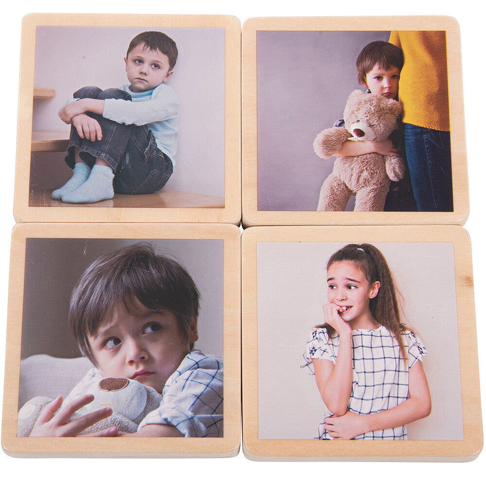 My Emotions Wooden Tiles