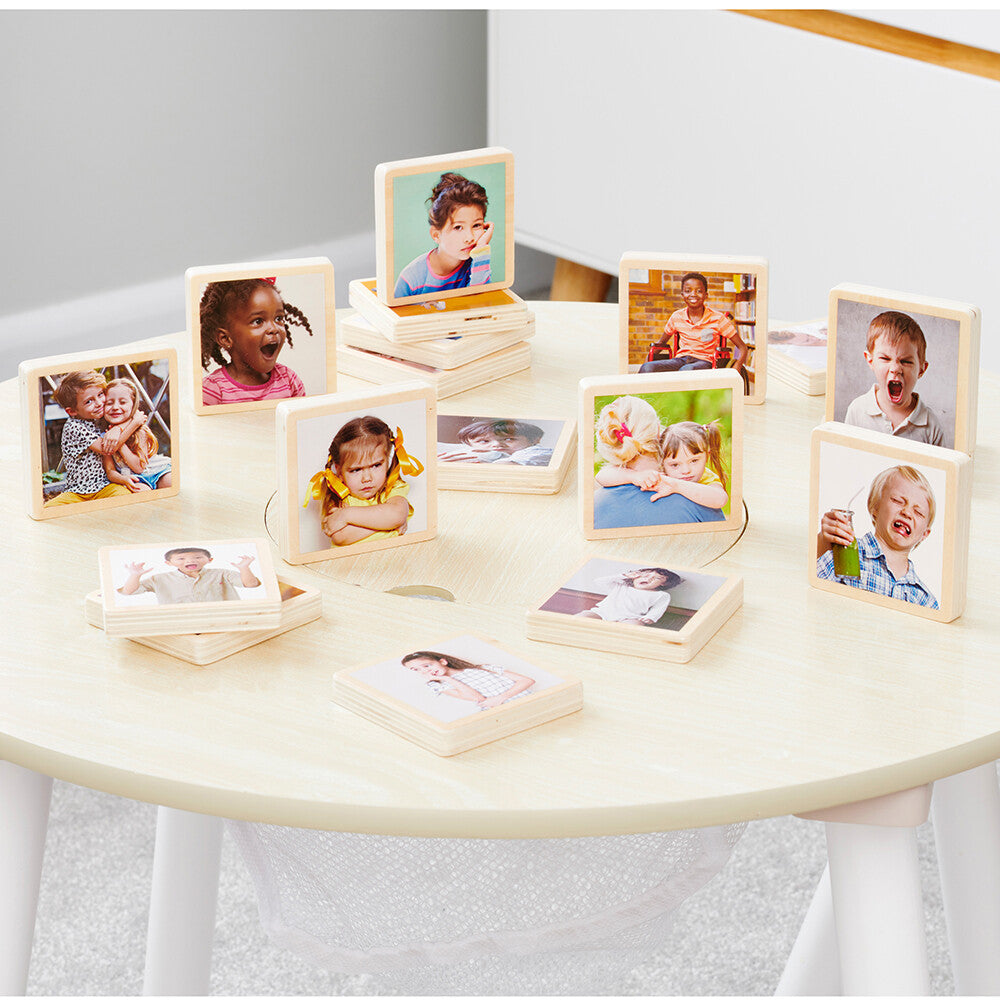 My Emotions Wooden Tiles