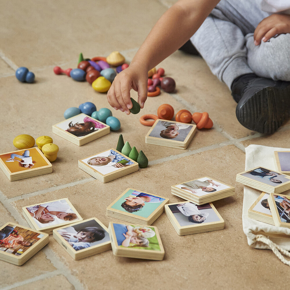My Emotions Wooden Tiles