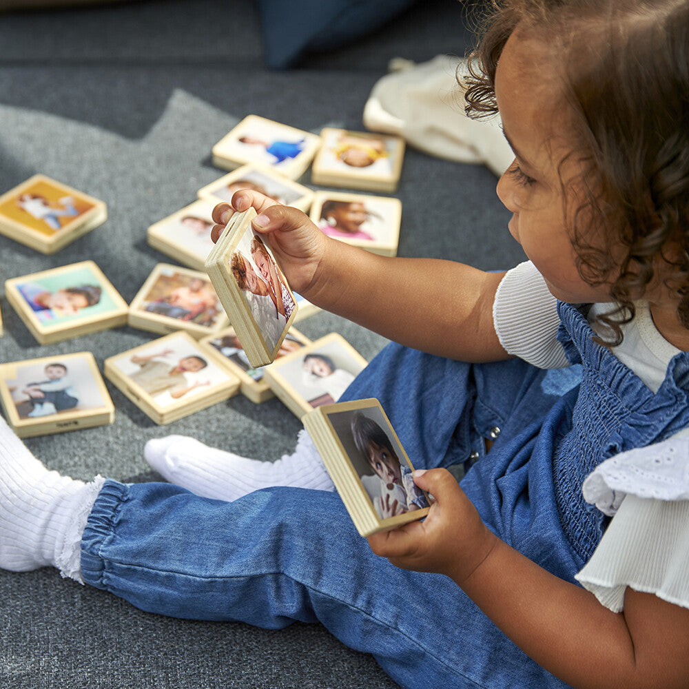 My Emotions Wooden Tiles