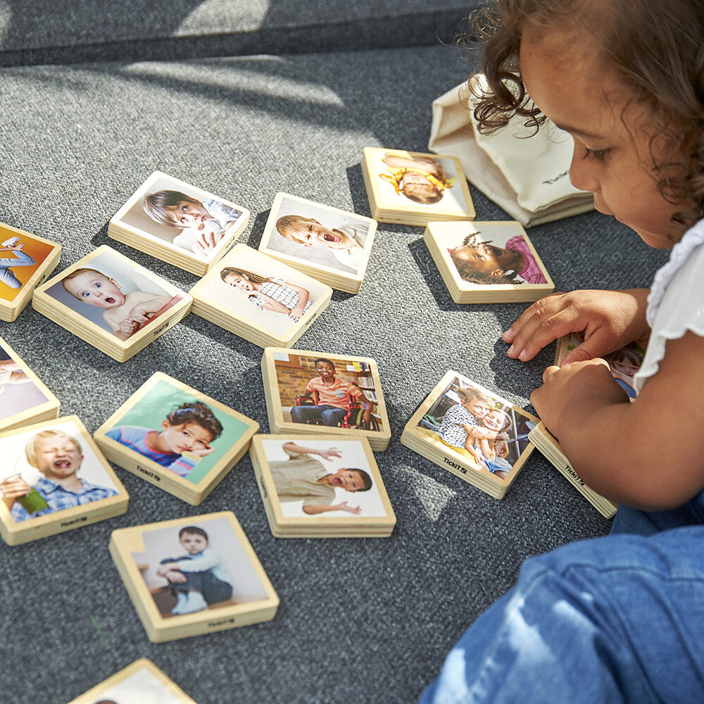 My Emotions Wooden Tiles