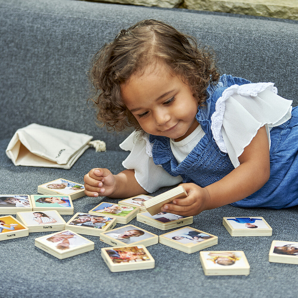 My Emotions Wooden Tiles