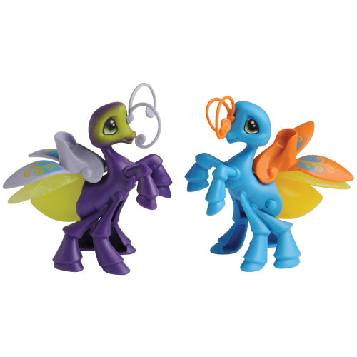 Two Lightening Bugs Figures with light-up action