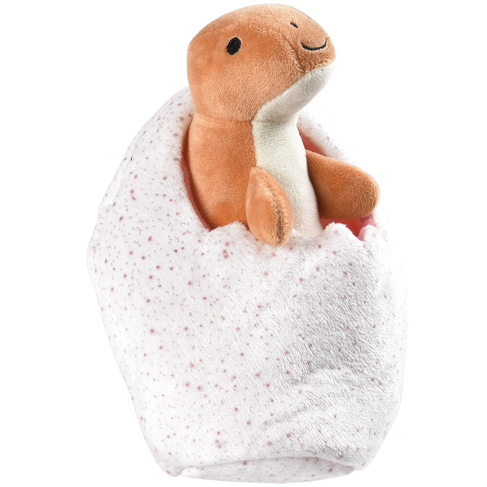 Plush T-Rex Inside Speckled Egg