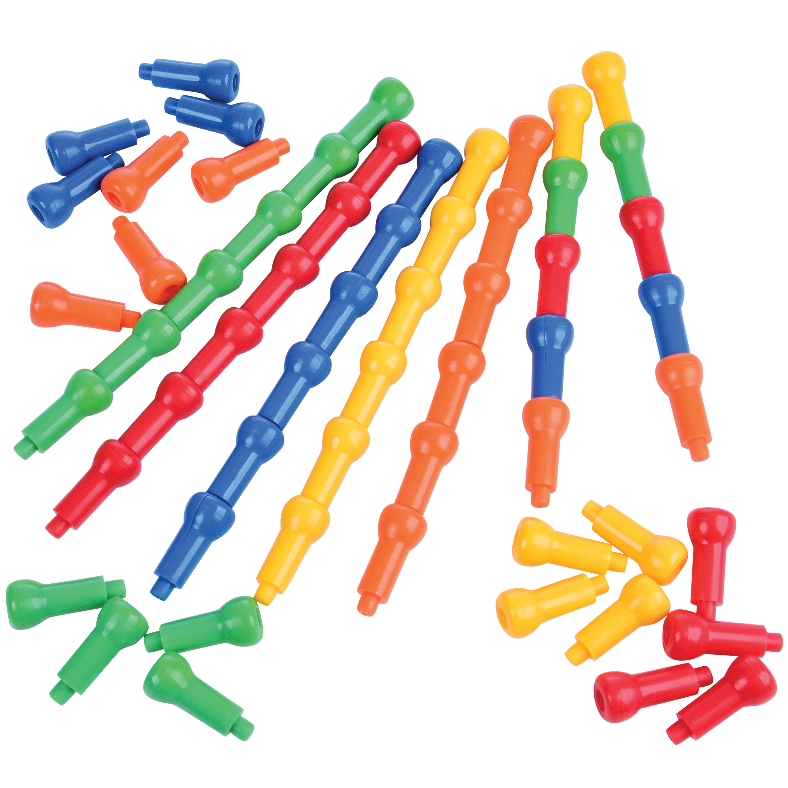 Jumbo Foam Peg Number Boards 8" x 4" | Counting & Number Recognition Math Toy for Preschool | 10 Boards + Pegs