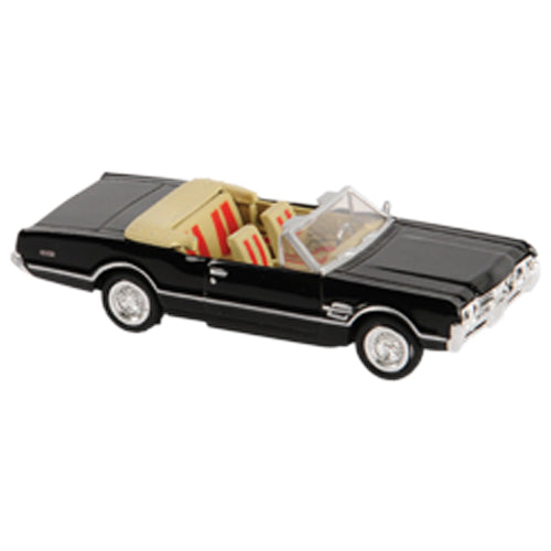 Die-Cast Black Convertible Car