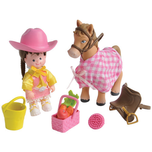 Paddywhack Lane® Trail Ride Pony Playset | 10-Piece Pretend Play Figure & Horse