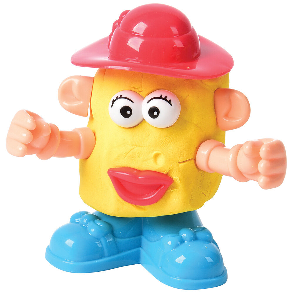 Modeling Dough Tool Case with Rollers, Stampers & Cutters – Pretend Play Craft Set for Kids