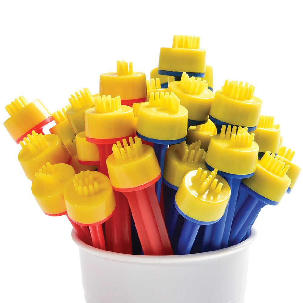 Plastic Alphabet & Number Clay Stampers