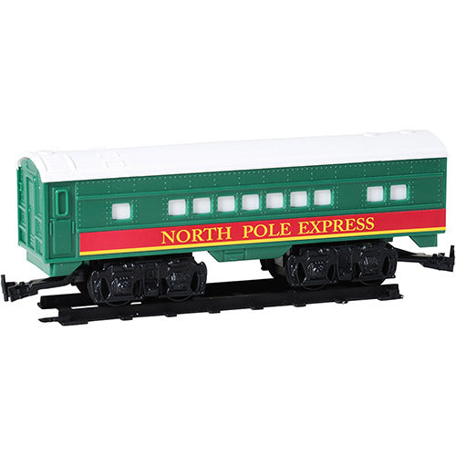 STEM Train Set 29 pc – Buildable Electric Track Set with Magnetic Cars, 35-Piece North Pole Express