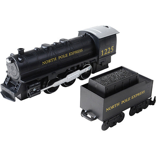 STEM Train Set 29 pc – Buildable Electric Track Set with Magnetic Cars, 35-Piece North Pole Express