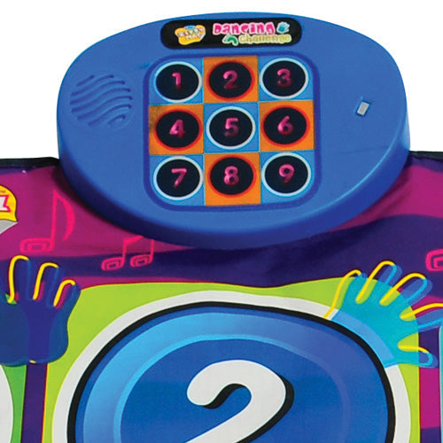 Close-Up of Number Pad on Dancing Mat