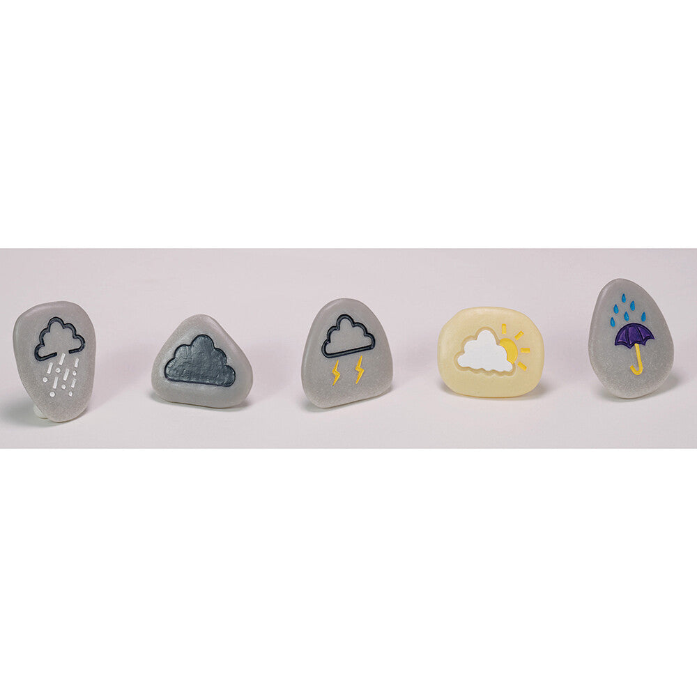 Five Weather Stones: Stormy to Rainy