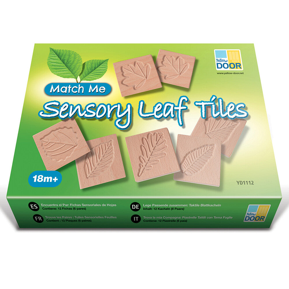 Sensory Leaf Tiles Packaging