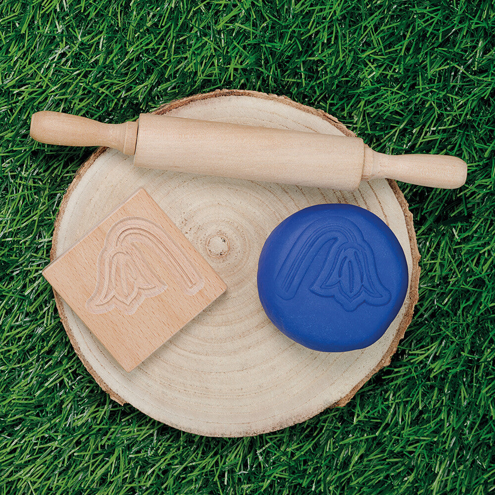 Modeling Dough Flower Tile Impression