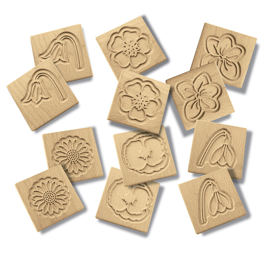 6 Sets of Sensory Flower Tiles