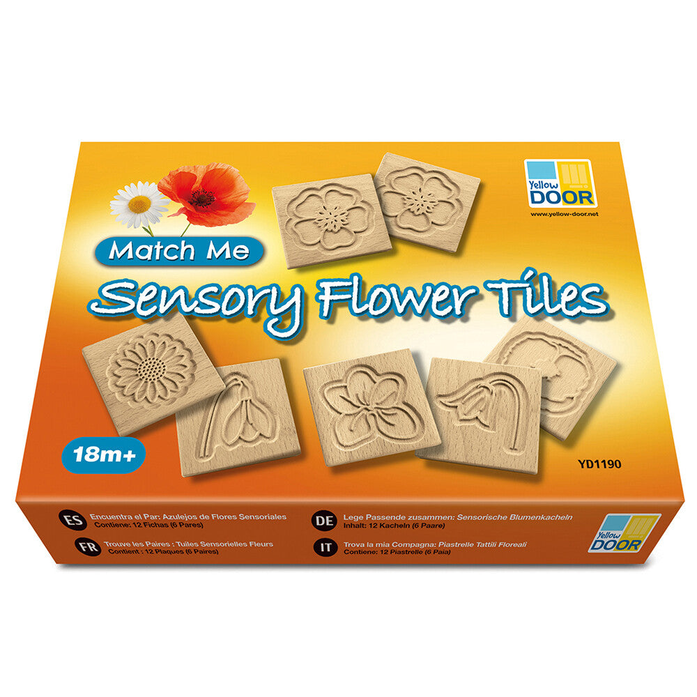 Match Me: Sensory Flower Tiles Packaging