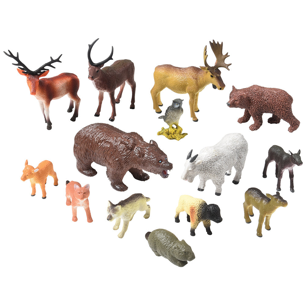 Forest Animal 14 Piece Figures Playset