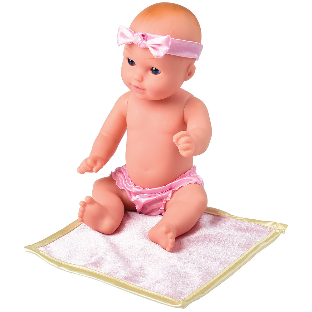 Ultra-Soft & Realistic Tender Touch Caucasian Baby Doll with Blanket