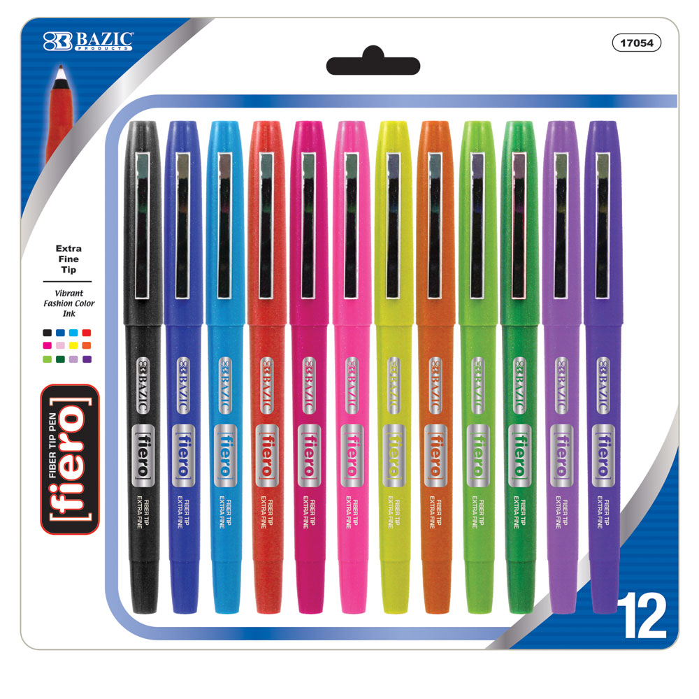 Fiber Tip Fineliner Pens