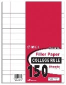 Filler Paper – College Rule - 150 Sheets