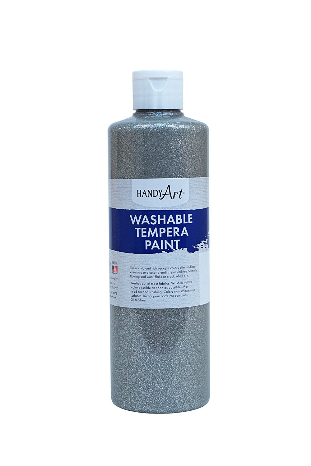 Washable Tempera Paint - Glitter Silver